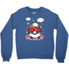 totoro snoopy pokemon parody Crewneck Sweatshirt