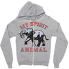 my spirit animal Zipper Hoodie
