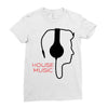 house music Ladies Fitted T-Shirt