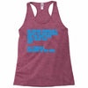 my friend thinks he's smart Racerback Tank