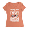 carcinoid cancer is a journey i never planed or asked for but i choose Women's Triblend Scoop T-shirt