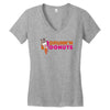 drunk'n donuts Women's V-Neck T-Shirt