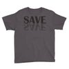 save black Youth Tee