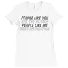 people like you Ladies Fitted T-Shirt