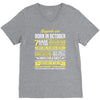 Legends Are Born In October V-Neck Tee
