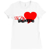 be my valentine 2 Ladies Fitted T-Shirt
