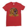 danger angry bear Ladies Fitted T-Shirt