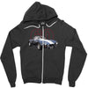 1960 ac cobra, `classic car ideal birthday gift present. Zipper Hoodie