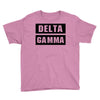 Delta Gamma Black Youth Tee