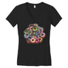 donut hungry Women's V-Neck T-Shirt