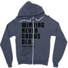 Winning Never Grows Old Zipper Hoodie