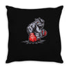 mma bulldog final Throw Pillow