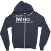 doctor who m.d   vintage retro tv show fan dr Zipper Hoodie