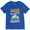 Motorcycles Grandpa V-Neck Tee