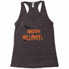 happy halloween . Racerback Tank