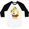 fractal comic book guy 3/4 Sleeve Shirt