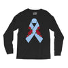 stomach cancer ribbon and rose Long Sleeve Shirts