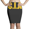 cia  funny  fashion fbi feds joke fancy dress Pencil Skirts