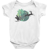 tropical santa Baby Bodysuit