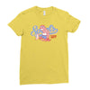 sports sloth Ladies Fitted T-Shirt