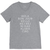 hello 7 languages hola bonjour ni hao chinese french italian V-Neck Tee