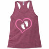 Baby Girl with Heart Any Name Customized Racerback Tank