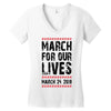 March For Our Lives Women's V-Neck T-Shirt