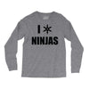 i heart ninjas Long Sleeve Shirts