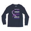 supporting the fighter, admiring the survivors, honoring the taken Long Sleeve Shirts