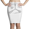 flux capacitor Pencil Skirts