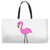 animal pink Weekender Totes