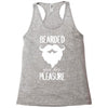 bearded for her pleasure Racerback Tank