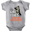 This Girl Loves Her German Shepherd Baby Onesie