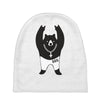 Black Bear Metal Baby Beanies