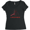 i'll show you the dark side Women's Triblend Scoop T-shirt