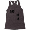 dad of 2 Racerback Tank