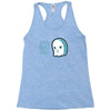 boo sheet Racerback Tank