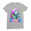 fortnite unicorn Ladies Fitted T-Shirt