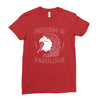 freedom is fabulous Ladies Fitted T-Shirt