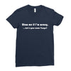 blow me if i'm Ladies Fitted T-Shirt