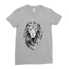 lion with crown Ladies Fitted T-Shirt