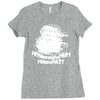 wheres my hos at santa claus Ladies Fitted T-Shirt