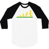 evolution of lego man 3/4 Sleeve Shirt