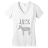 jack ass Women's V-Neck T-Shirt