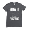 alien blow it fingering Ladies Fitted T-Shirt