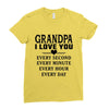 I Love You Grandpa Ladies Fitted T-Shirt