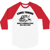 camel towing mens t shirt tee funny tshirt tow service toe college hum 3/4 Sleeve Shirt