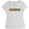 badassy Women's Triblend Scoop T-shirt