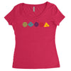 dungeons and dragons die hit Women's Triblend Scoop T-shirt