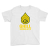 grill sergeant military Youth Tee